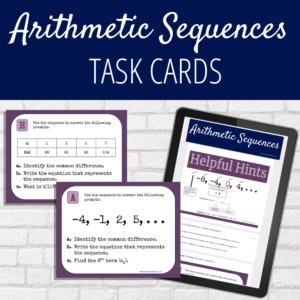 Arithmetic Sequences Activity