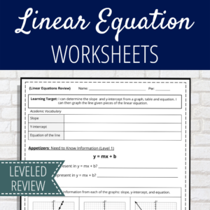 Linear-Equations-in-Slope-Intercept-Form