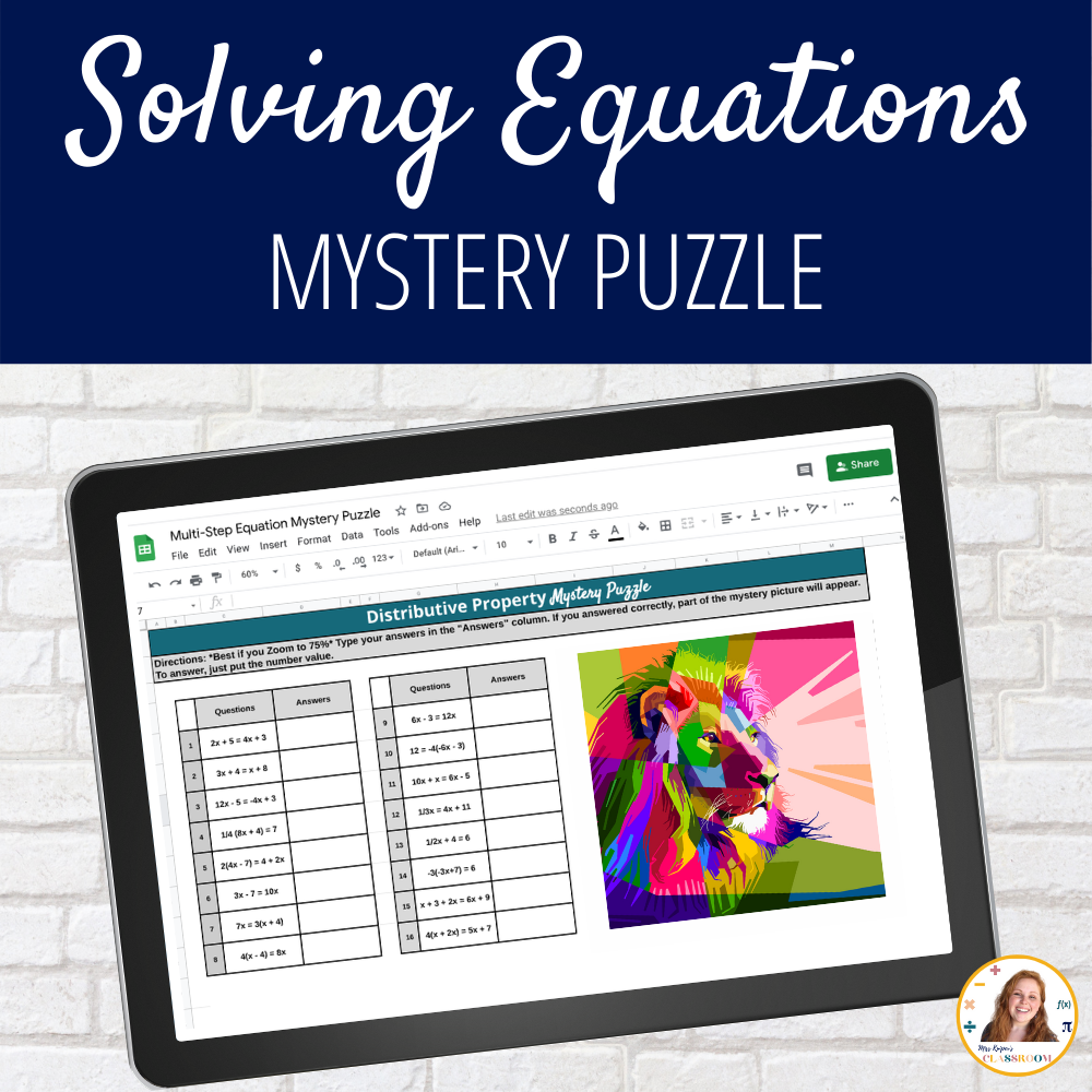 Mystery Puzzle Middle School