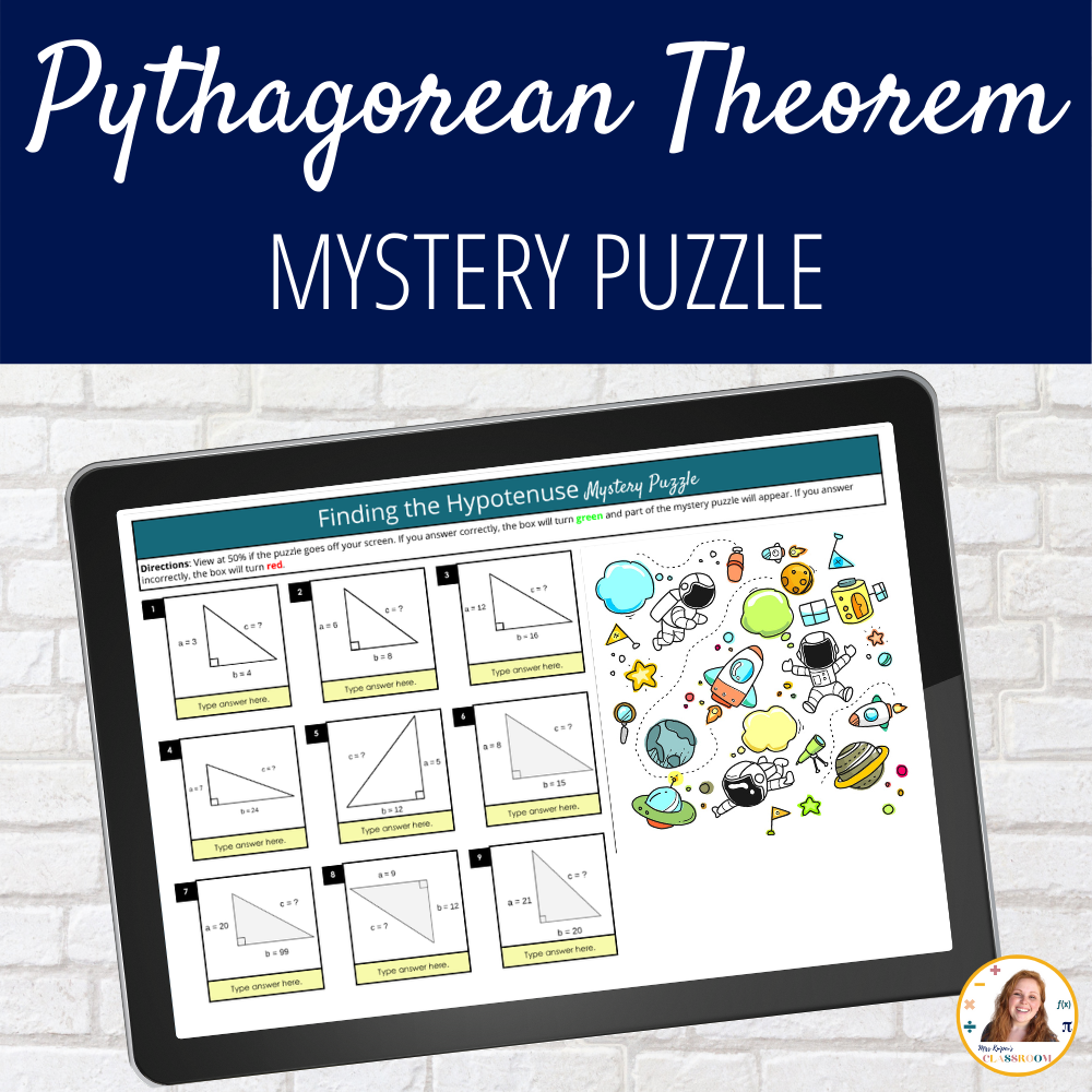 The Pythagorean Theorem – Miss Kuiper's Classroom