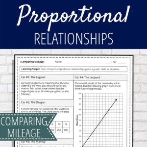 Proportional Relationships Examples