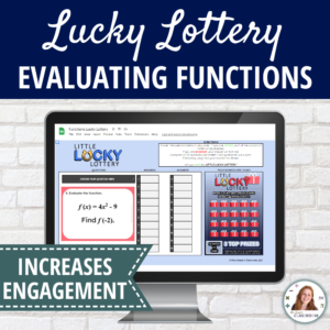 Evaluating Functions Holiday Activity