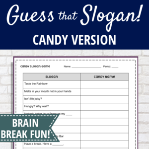 Middle School Team Building Activity #4