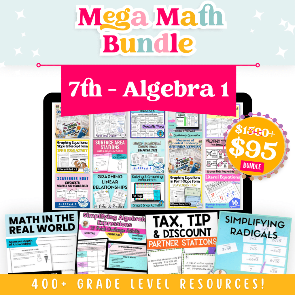 7th - Algebra 1